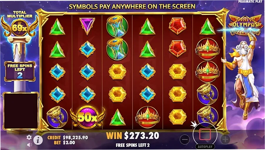 Gates of Olympus Super Scatter — Big win
